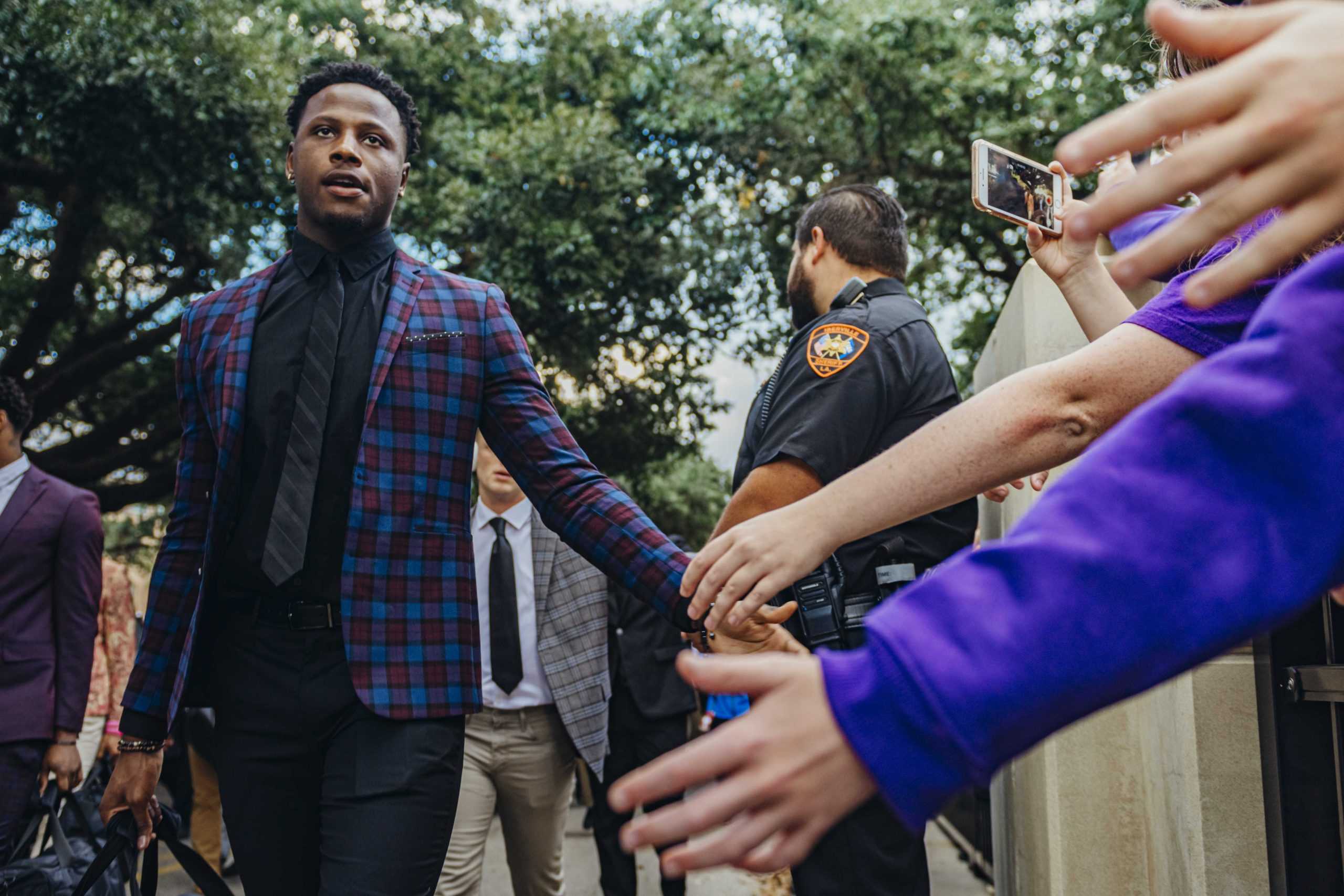 PHOTOS: LSU Walks Down Victory Hill