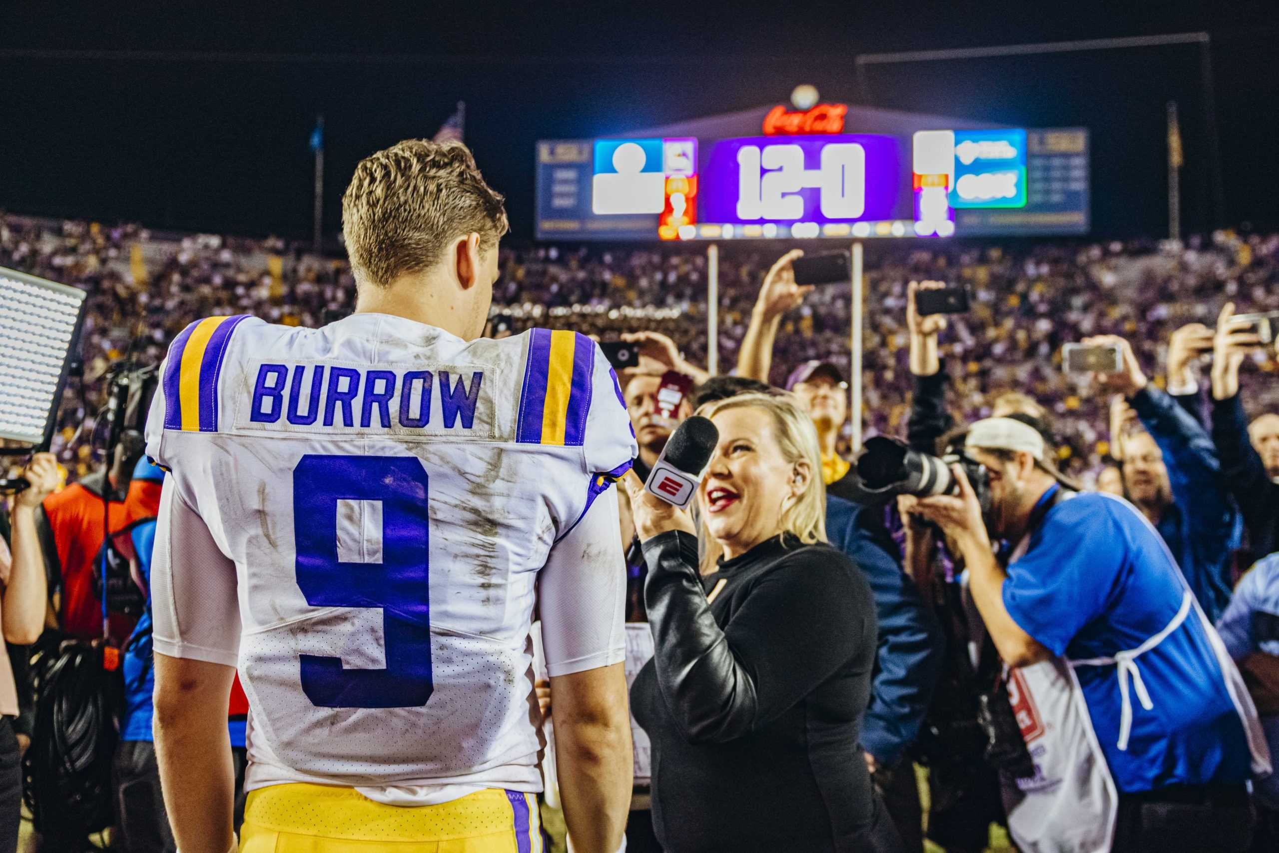 'They love Joe, and Joe loves them': Joe Burrow walks off field at Tiger Stadium for final time