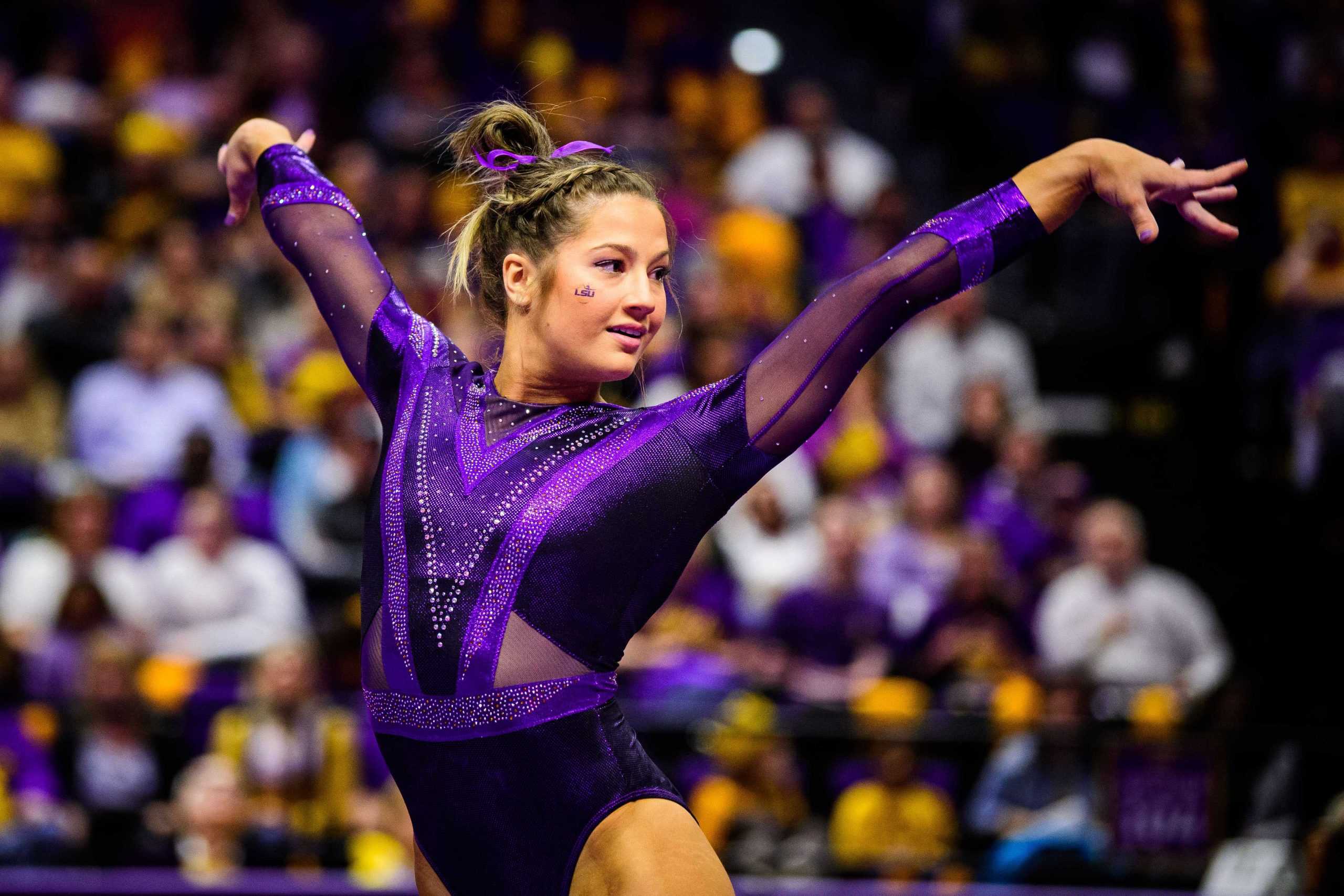 From hype leader to Achilles injury to floor lineup staple, Olivia Gunter is living her dream at LSU