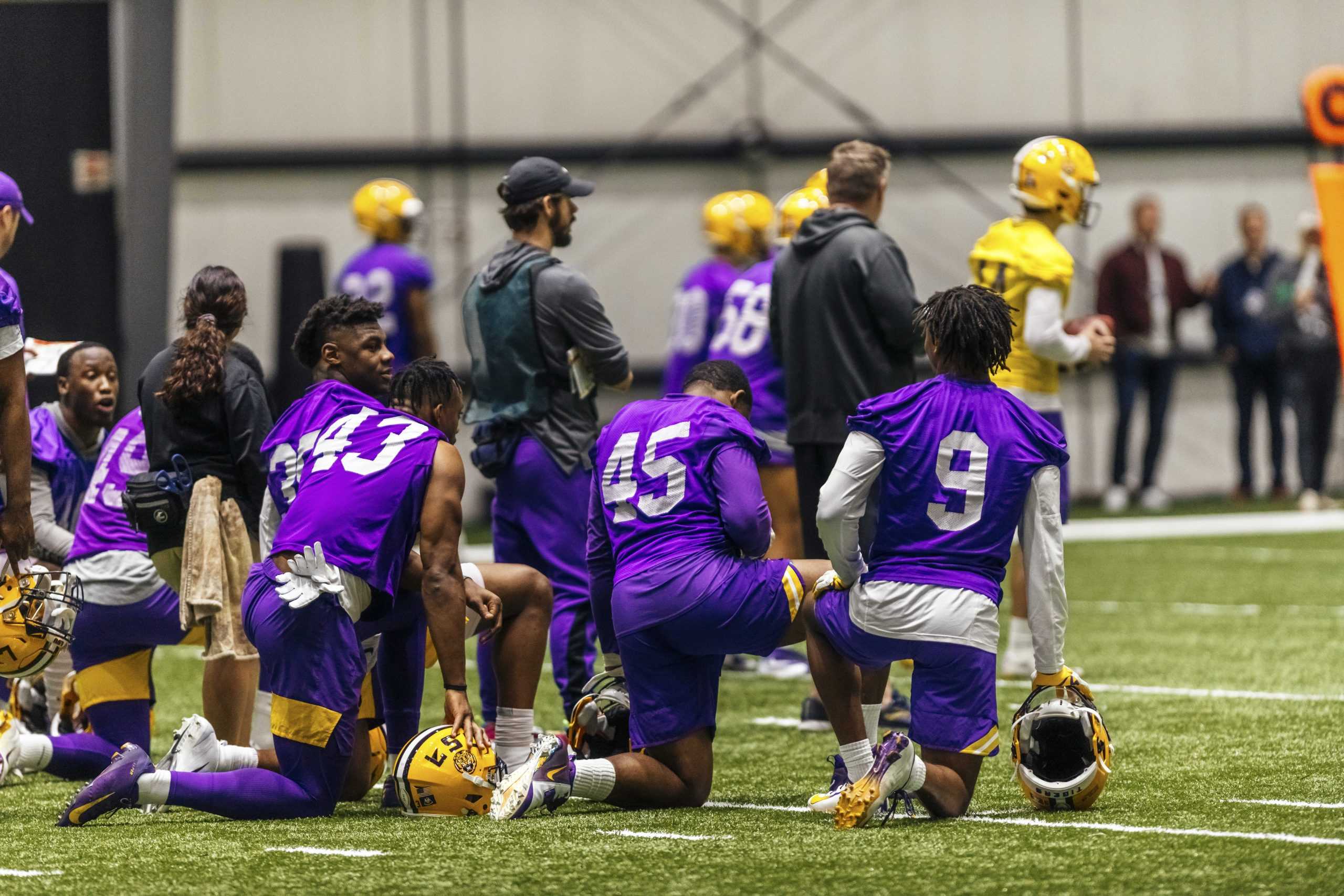 PHOTOS: LSU practices for CFP National Championship