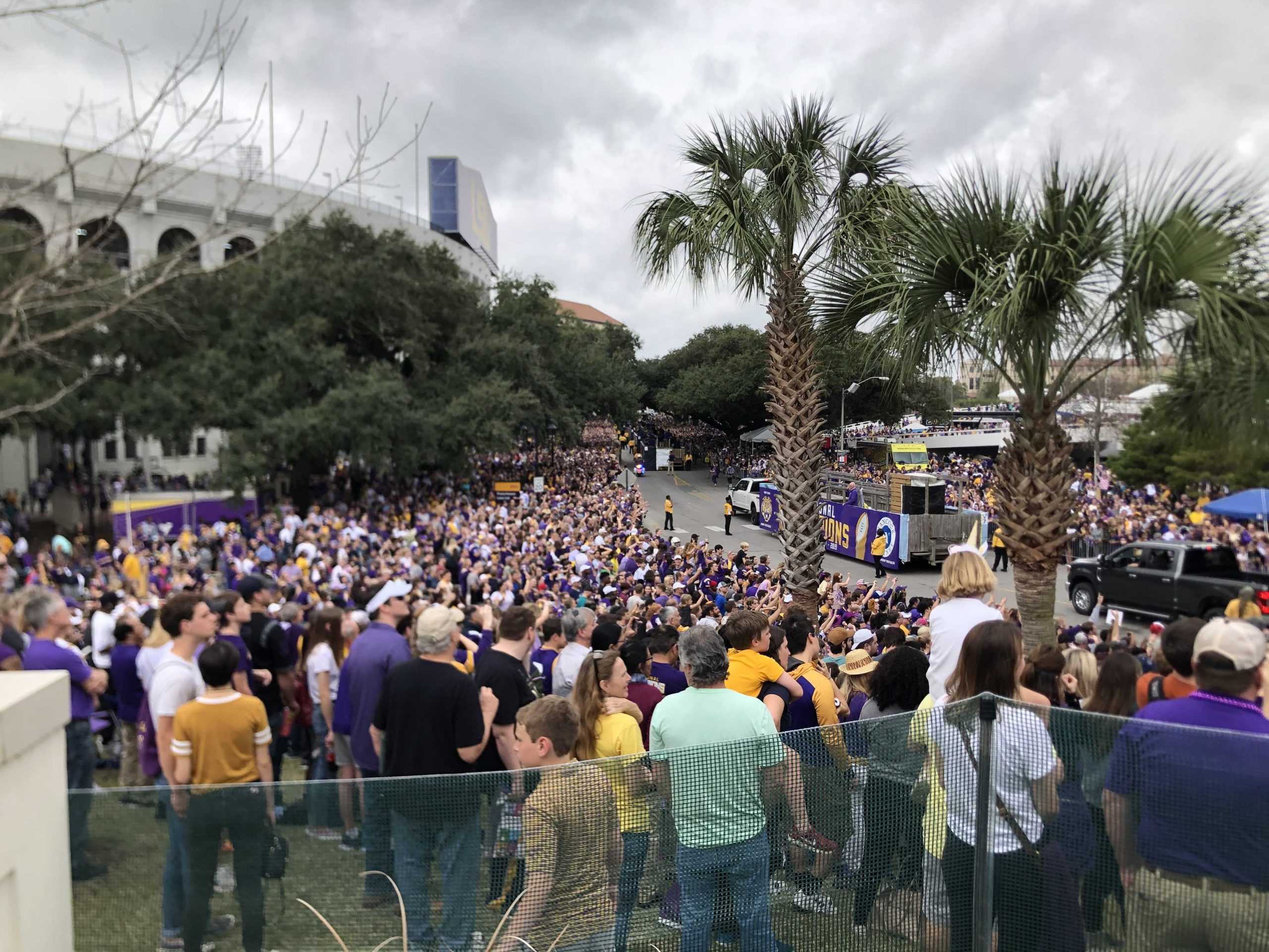 'Highlight of my year': LSU National Championship parade rolled on campus on Saturday