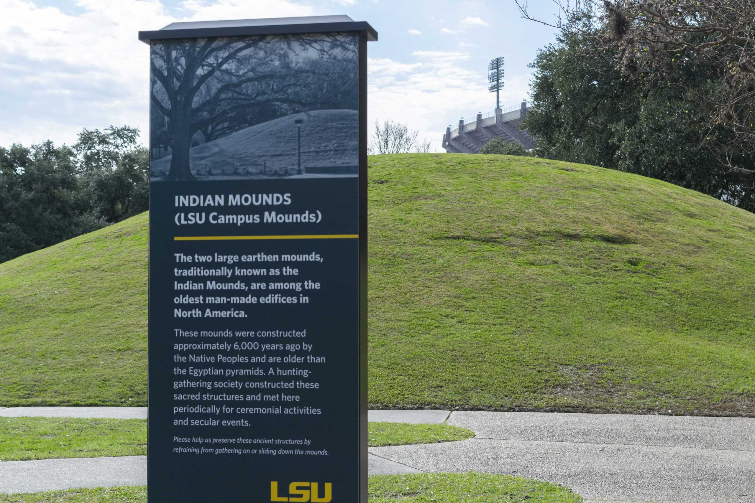 LSU Indian Mounds sledding causes controversy; here's what some students are saying