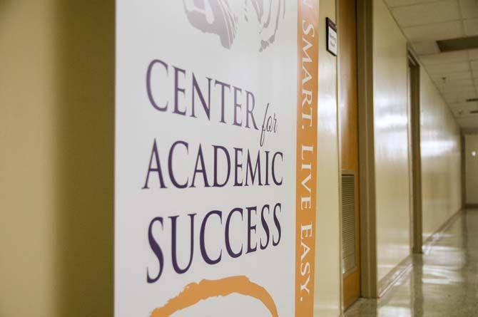 The Center of Academic Success welcomes students from all over campus who need academic help through tutoring and more on Monday Oct. 12, 2015, in Charles E. Coates Hall in LSU's quadrangle.