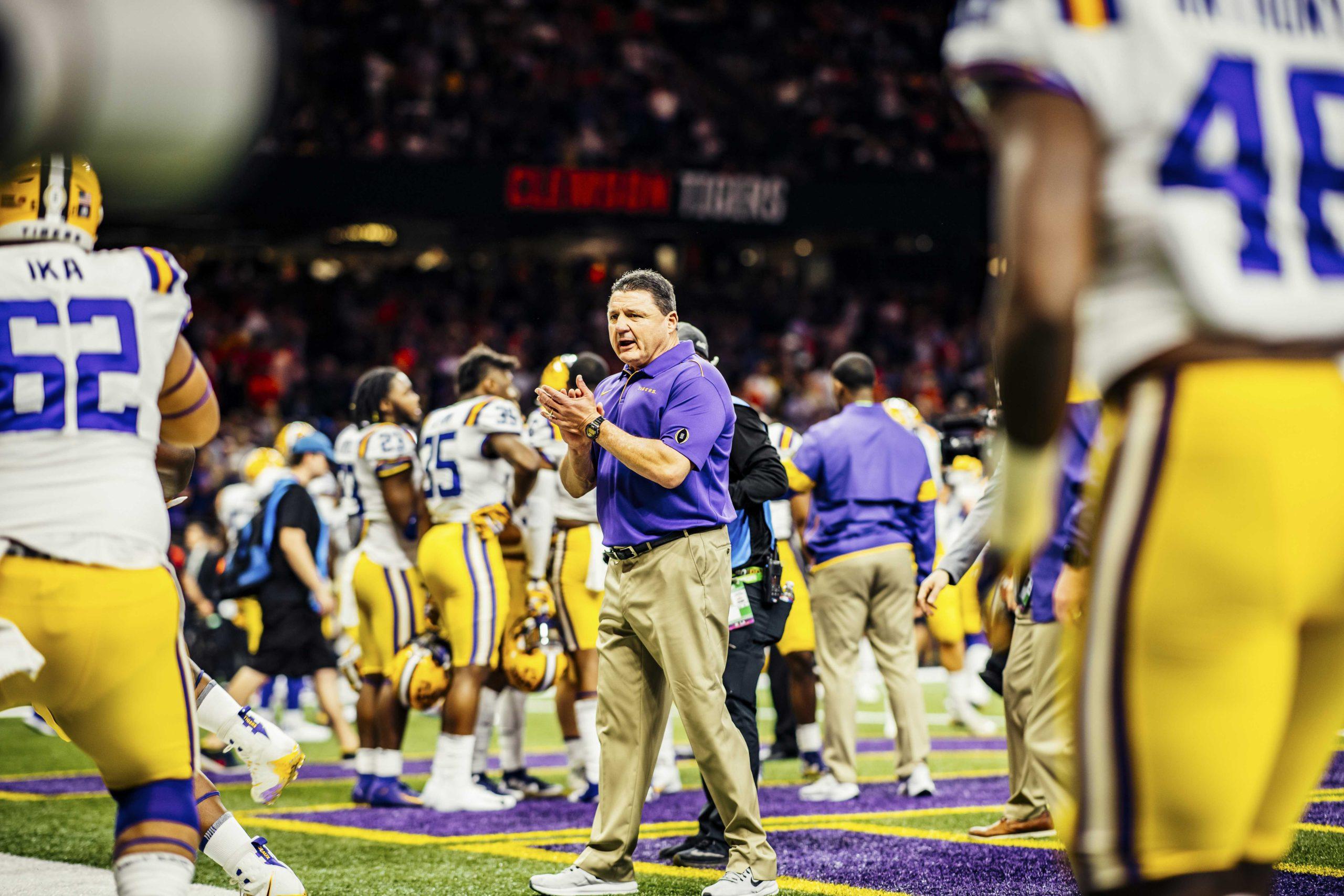 'Most beautiful thing in the world': National Championship trophy on display for LSU fans Wednesday, Thursday