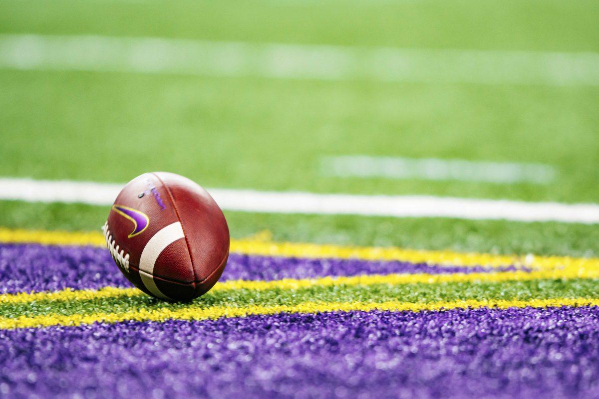 The game ball on January 13, 2020 before LSU's 42-25 National Championship win against Clemson in the Mercedes-Benz Superdome.