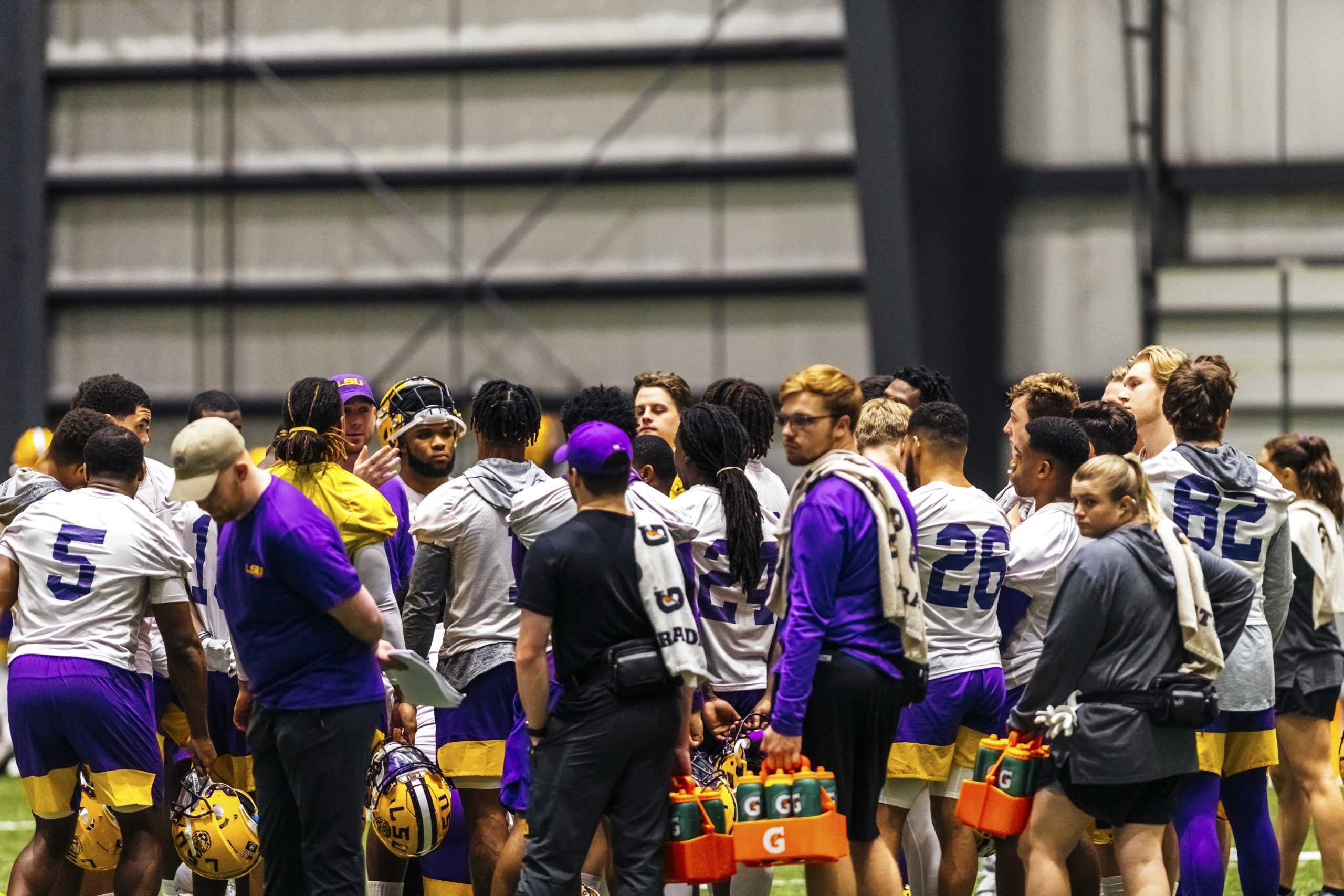 PHOTOS: LSU practices for CFP National Championship