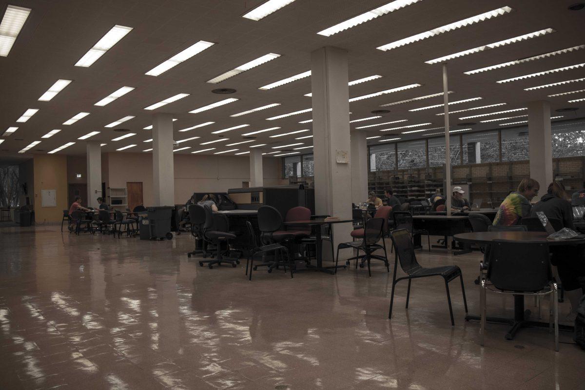 Students studying on the first floor in Middleton Library on Tuesday, Nov. 19, 2019.