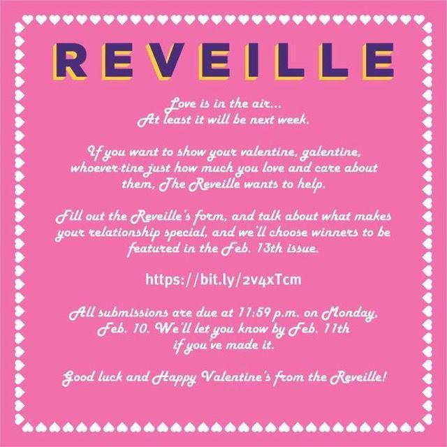 The Reveille's Valentine's Day Contest