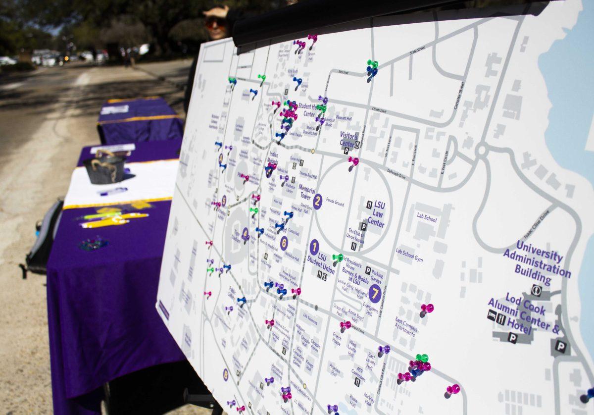 Student Government hosts Pedestrian Safety Day on Thursday, Feb. 27, 2020 on Tower Drive, Baton Rouge.