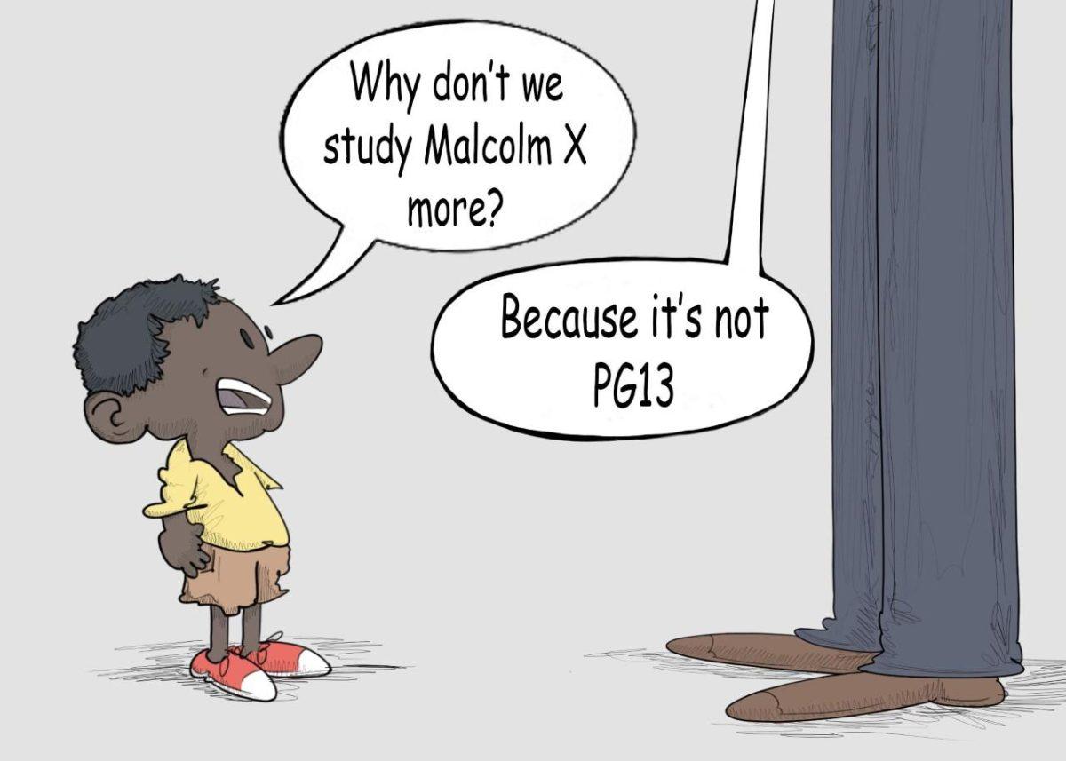 "Why don't we study Malcolm X more?"