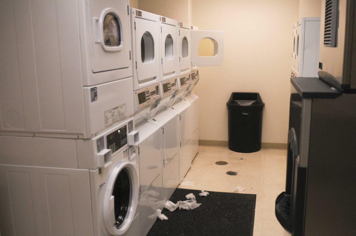 An LSU laundry room sits on Wednesday, Feb. 26, 2020 in South Hall.&#160;&#160;