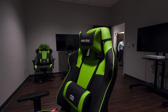 The Esports room operates during regular business hours in the UREC on Monday, Aug. 26, 2019.