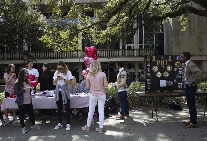 Free Speech Alley is located directly in front of the LSU Student Union on Thursday, Feb. 14, 2019.