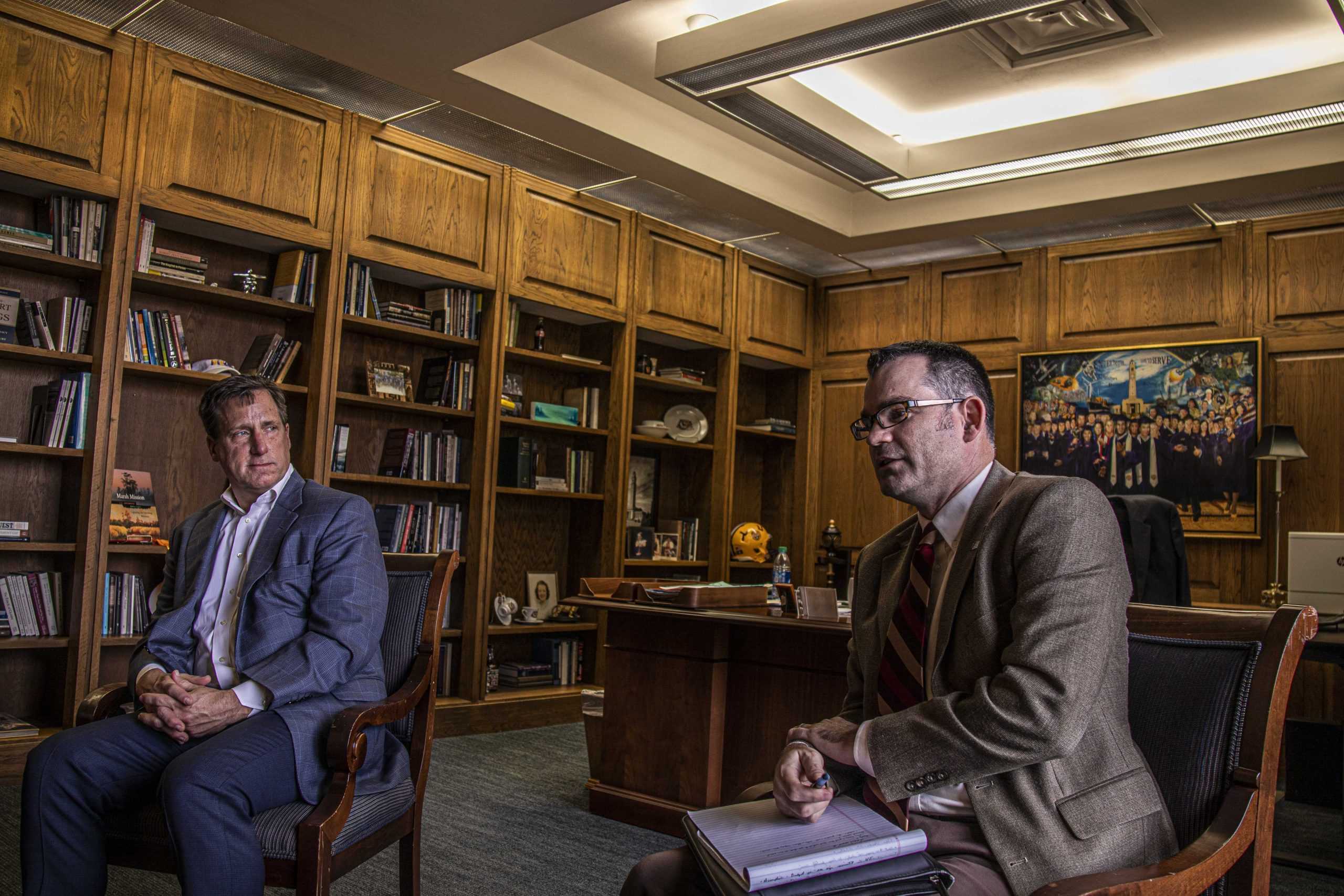 'Stability and progress': LSU Interim President Thomas Galligan discusses vision for University