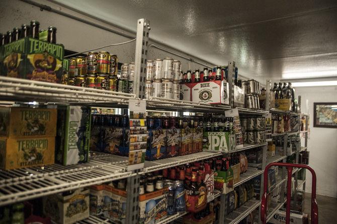 Alcoholic beverages in display on Monday, Jan. 18, 2016 in Government St, Baton Rouge Albertsons.