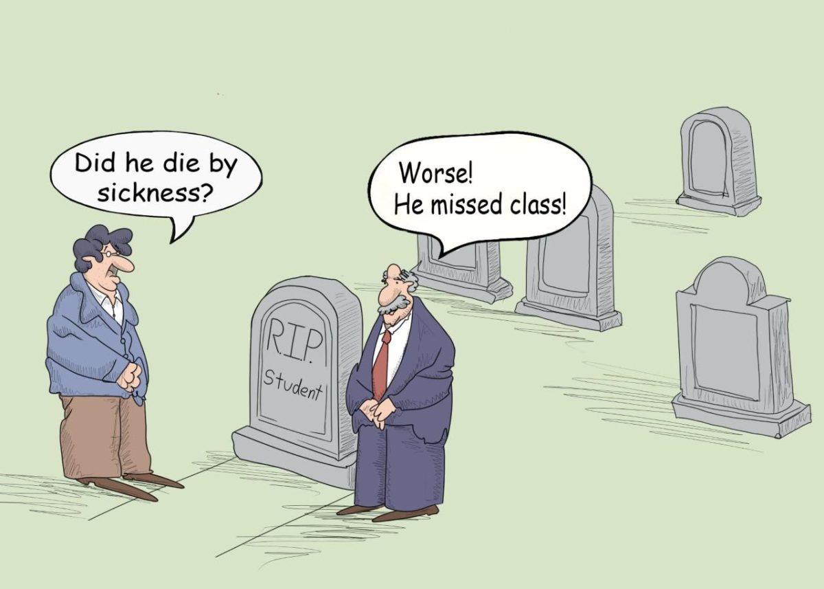 Death by class cartoon&#160;