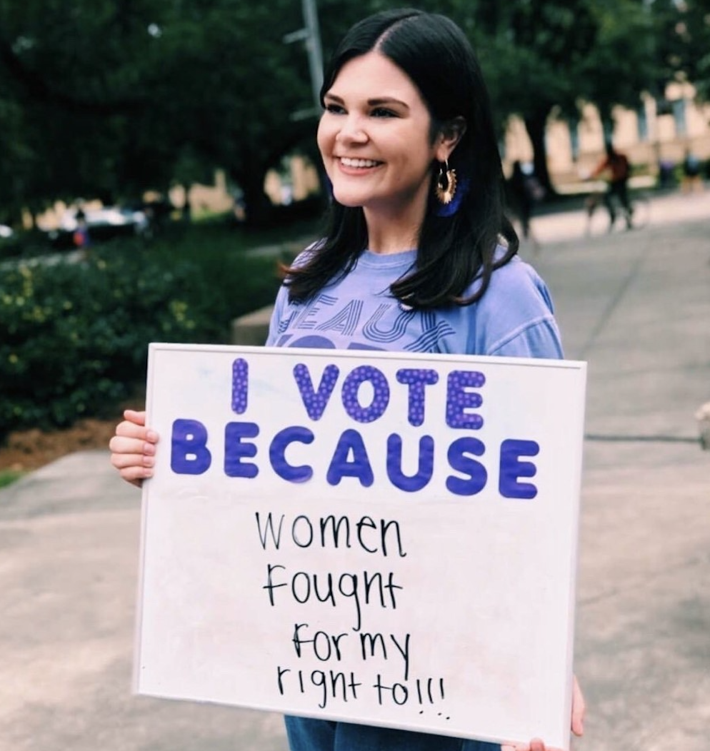 Student Spotlight: Kaylee Valencia riles up student voters with LSU Geaux Vote