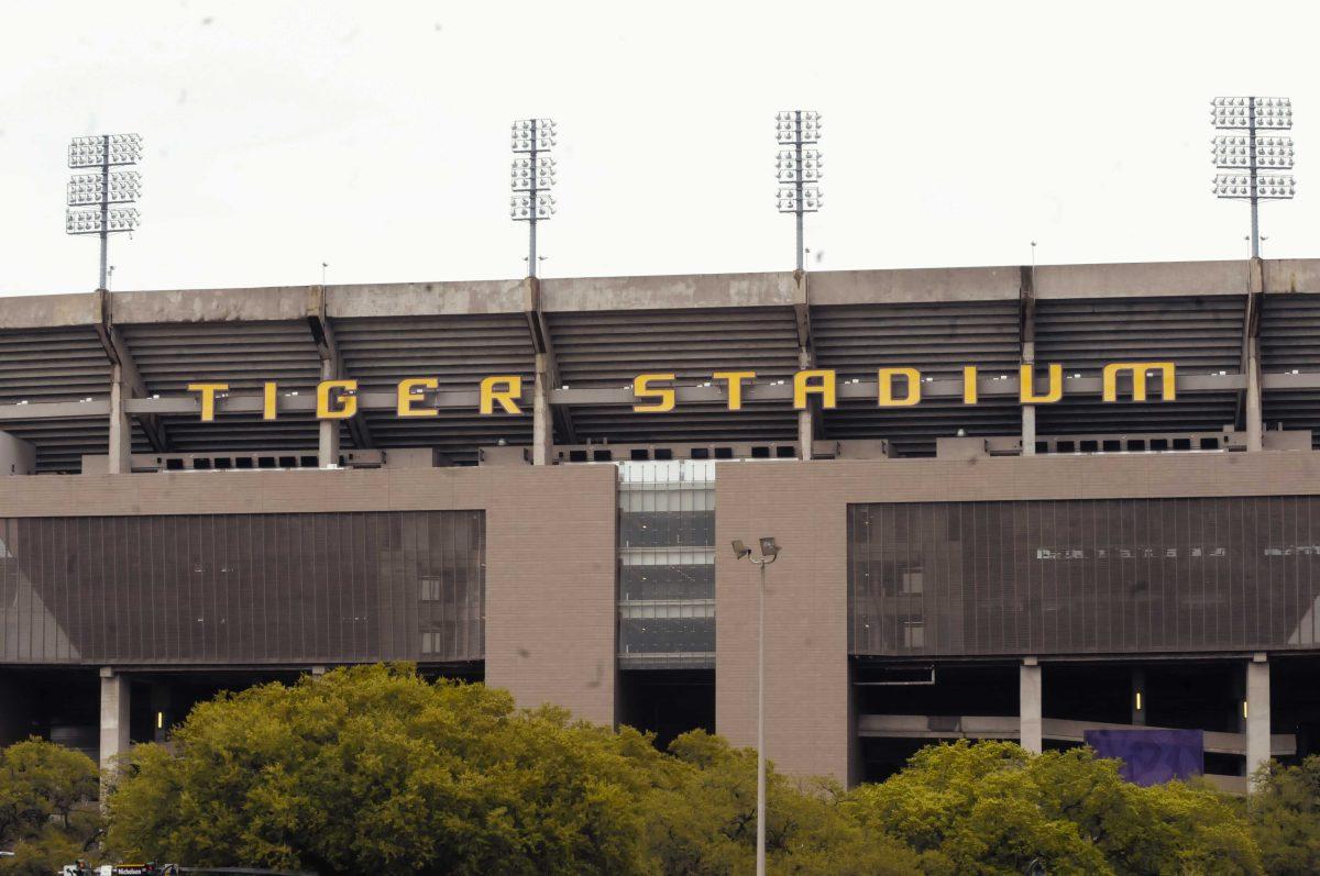 Tiger Stadium sits on Tuesday, March 3, 2020 on S Stadium Drive on LSU's campus.