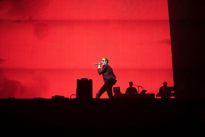 Rapper G-Eazy (Gerald Gillum) performing the Altar stage on Friday Oct. 28, 2016 at the Voodoo Music and Arts Experience (Voodoo Festival) at City Park in New Orleans, Louisiana.