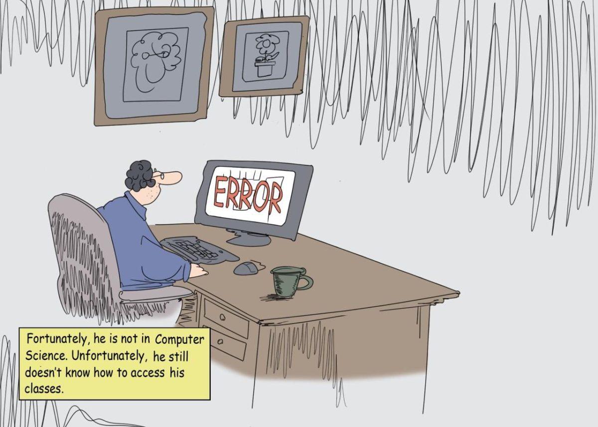 Online classes cartoon&#160;