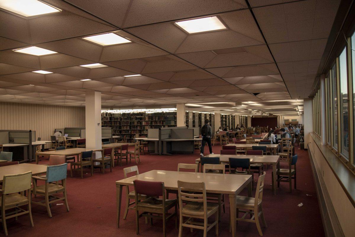 Students study on the third floor in Middleton Library on Tuesday, Nov. 19, 2019.