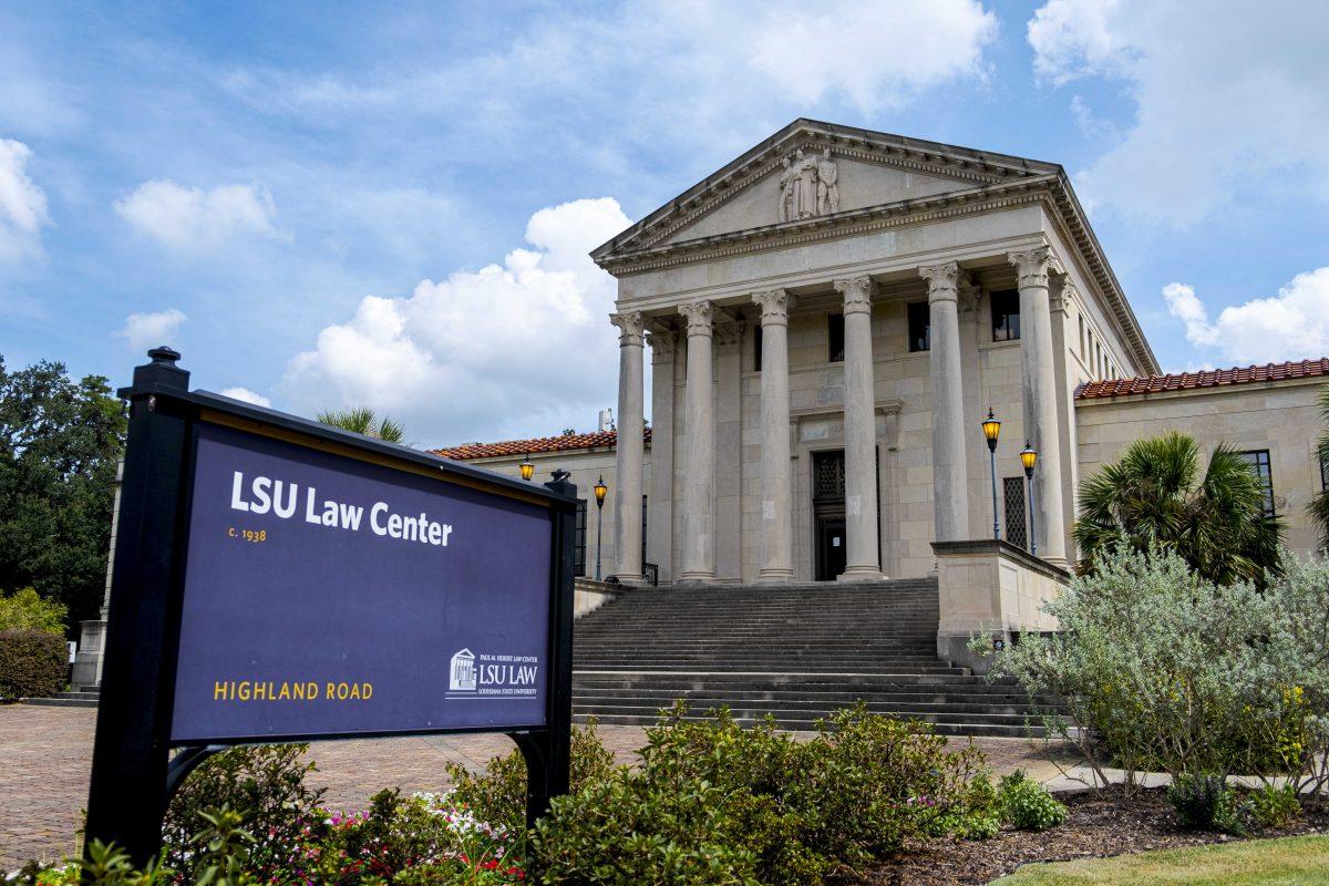 The LSU Law Center operates during normal business hours on Wednesday, Sept. 18, 2019, on Highland Rd.