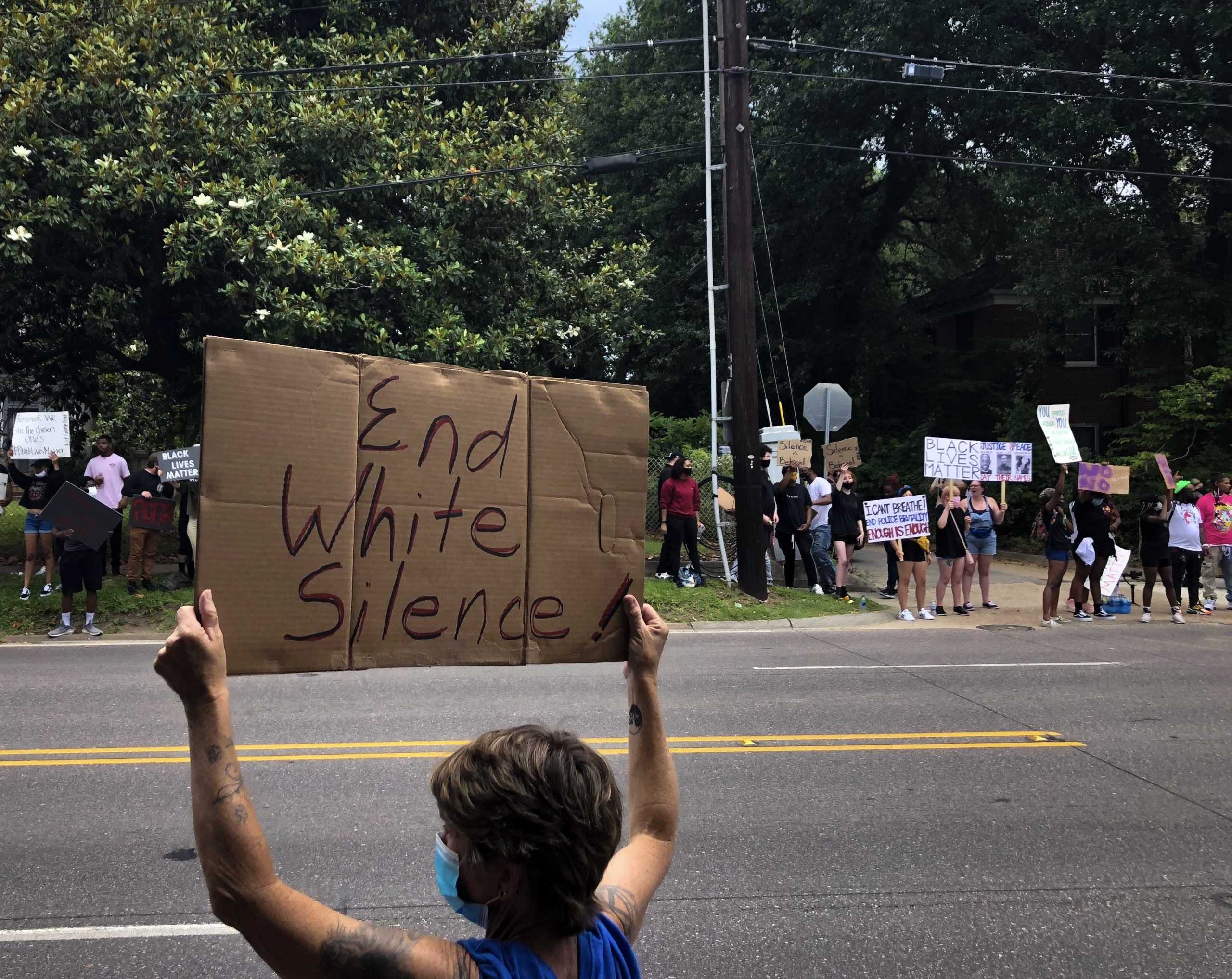 'No justice, no peace': Lafayette protestors speak out against police brutality, racism