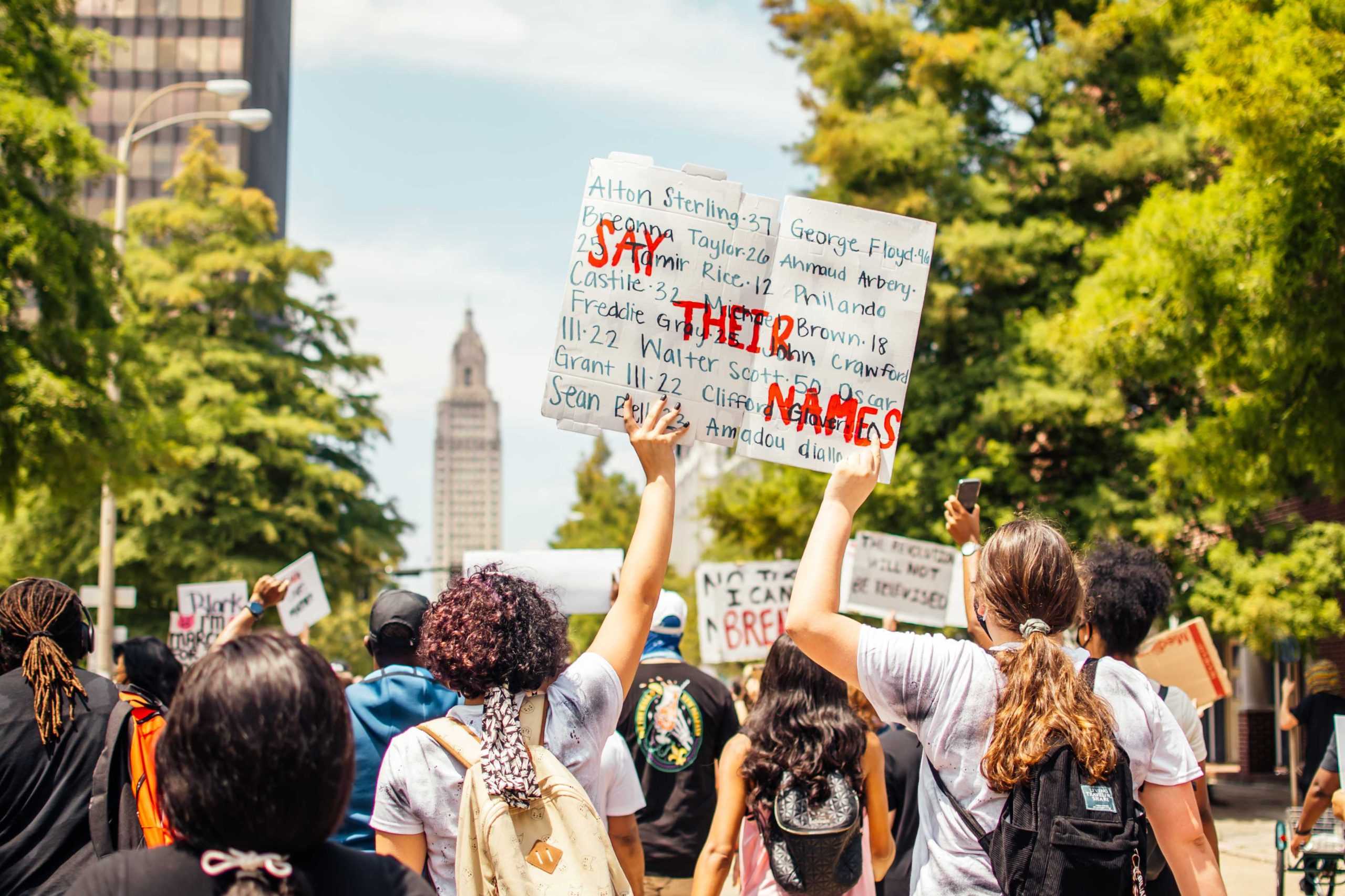 'Enough is enough': Baton Rouge community joins together against police brutality, racial injustice in protest