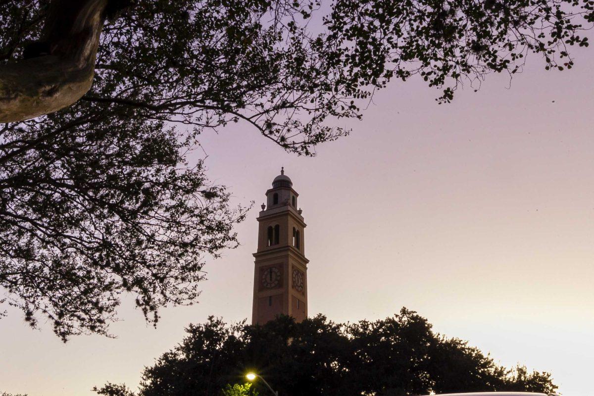 The LSU Memorial Tower on Wednesday, Oct. 23, 2019 in Baton Rouge, La.