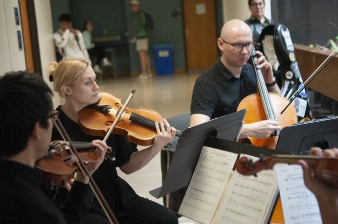 The LSU College of Music and Dramatic Arts hosts a concert in the Art and Design building on Thursday, Oct. 24, 2019.