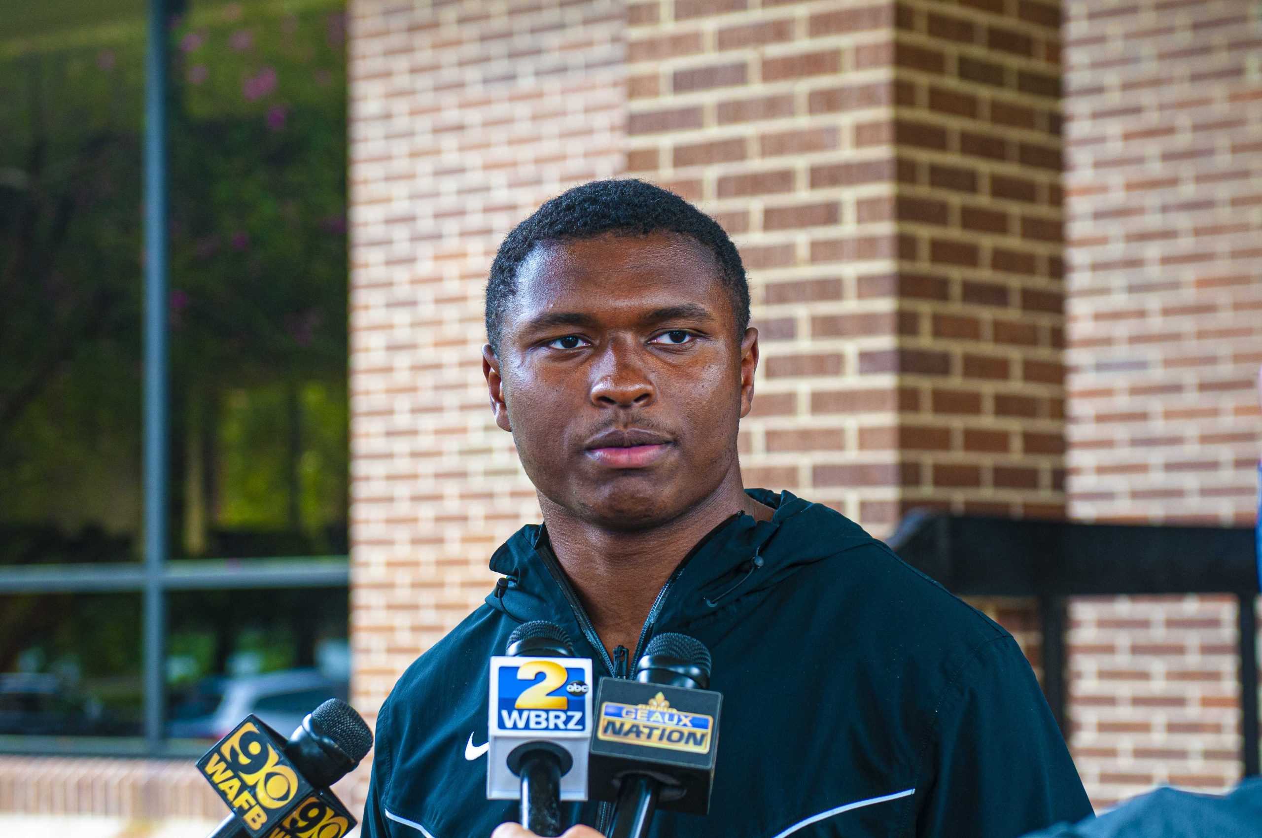 PHOTOS: LSU football marches for racial justice