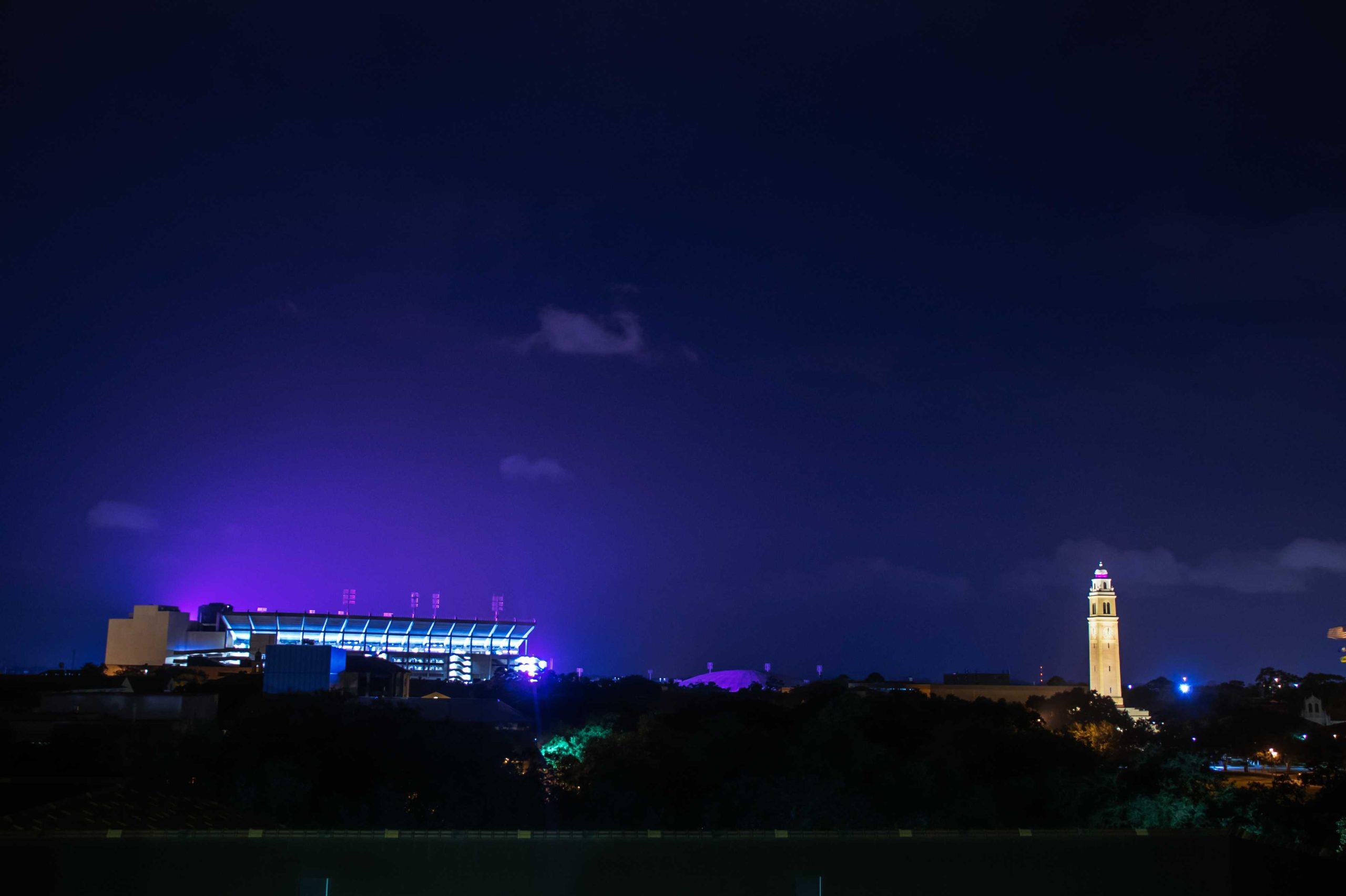 PHOTOS: LSU at night