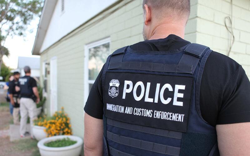 This photo comes from the second national wave of&#160;Operation Cross Check, an effort by ICE to arrest and deport undocumented immigrants with criminal records. Over 2,900 people were arrested and 18 weapons were confiscated.