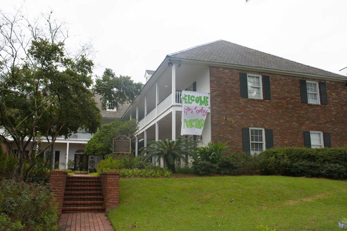 Delta Zeta sorority house sits on Monday, August 31, 2020 on W Lakeshore Drive.