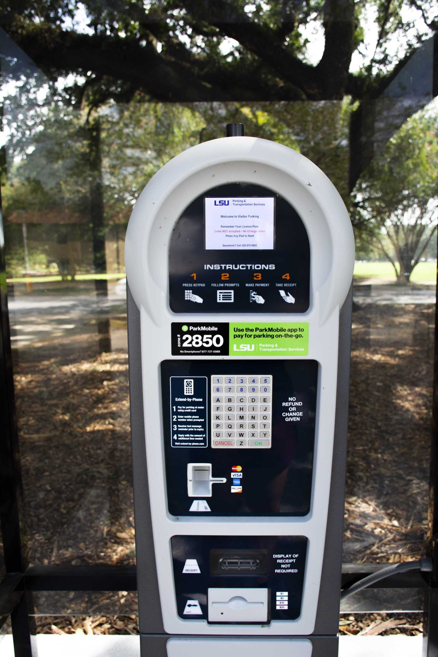 LSU offers new contactless metered parking