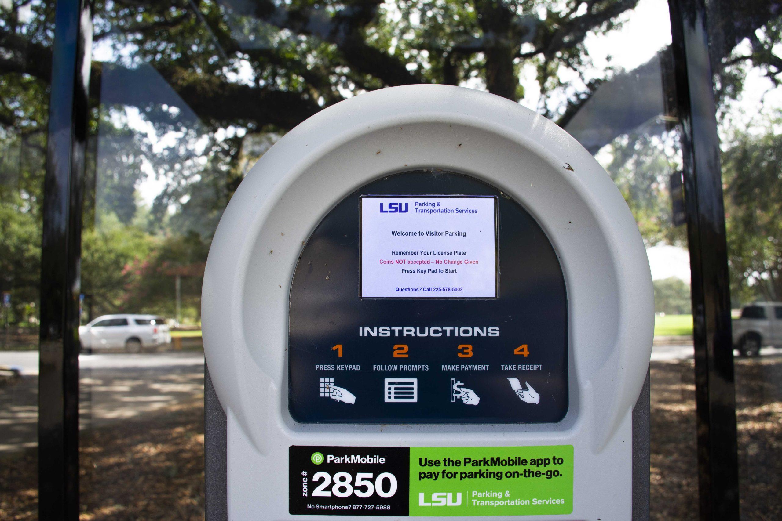 LSU offers new contactless metered parking