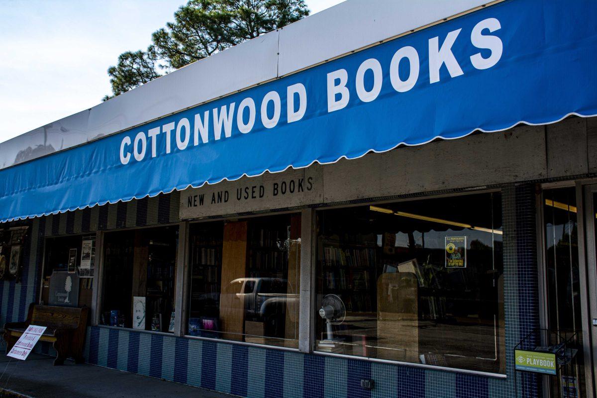 Cottonwood Books sit on Thursday, October 1, 2020 at 3054 Perkins Road.