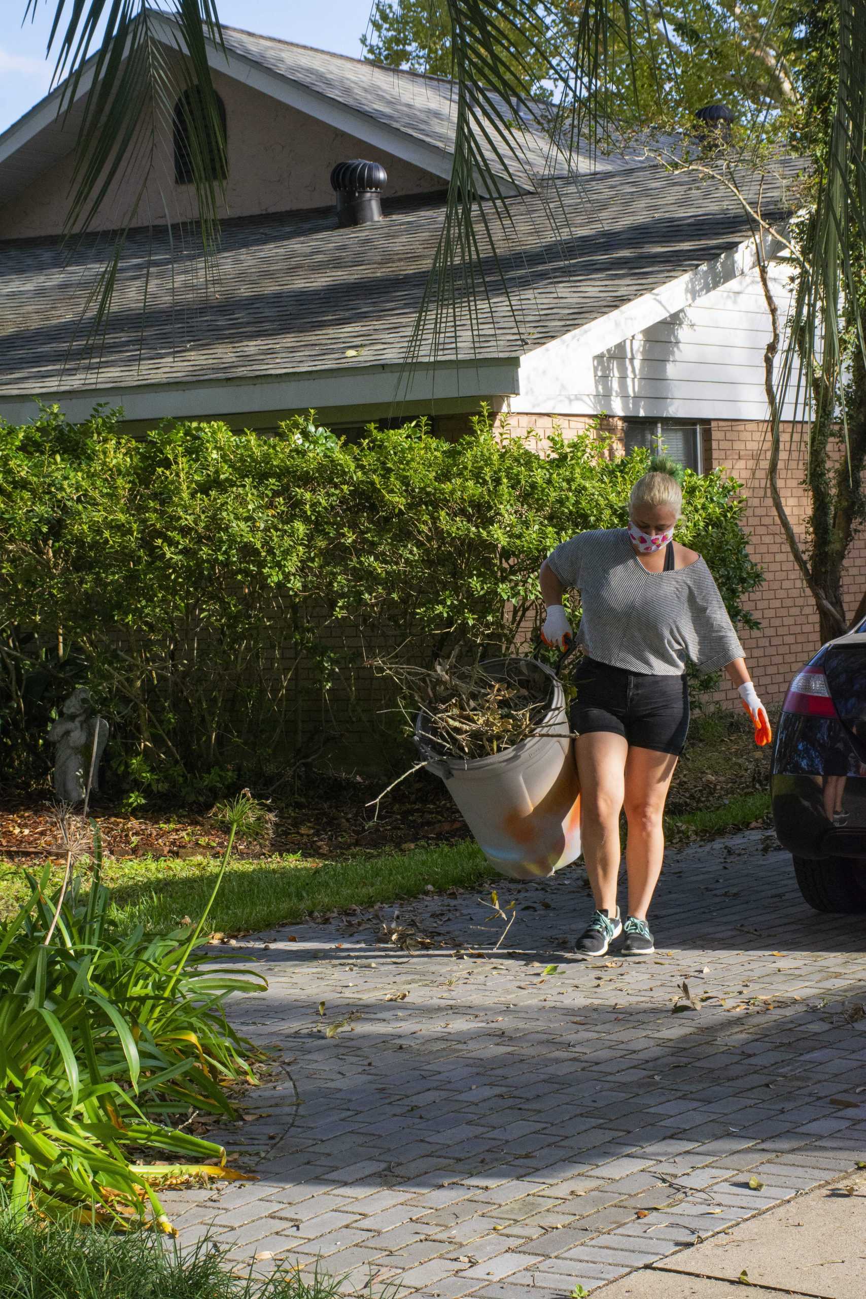 PHOTOS: Christ the King hosts hurricane relief clean-up