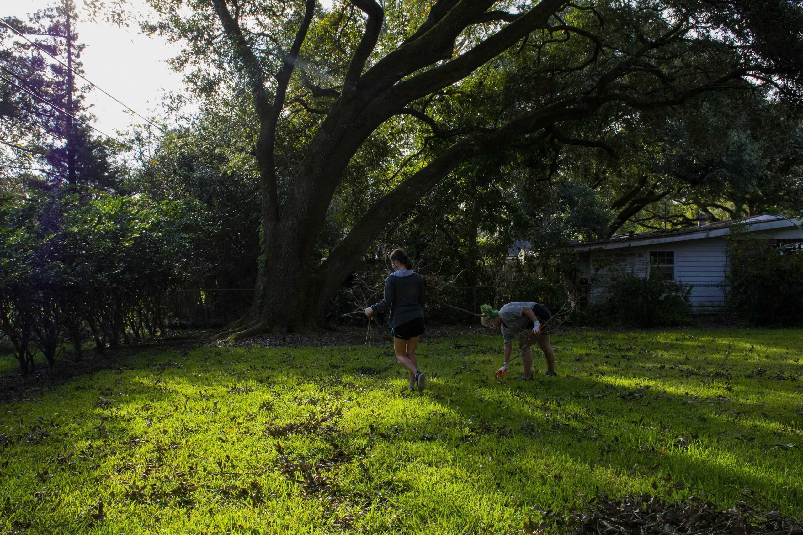 PHOTOS: Christ the King hosts hurricane relief clean-up