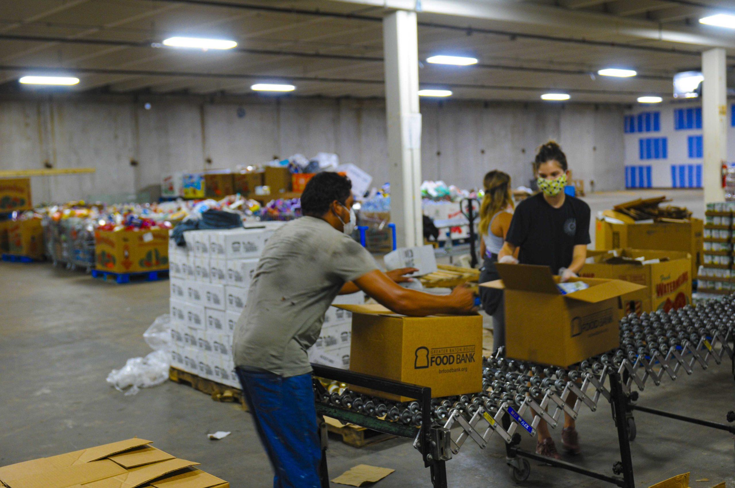 PHOTOS: LSU students volunteer at Greater BR food bank