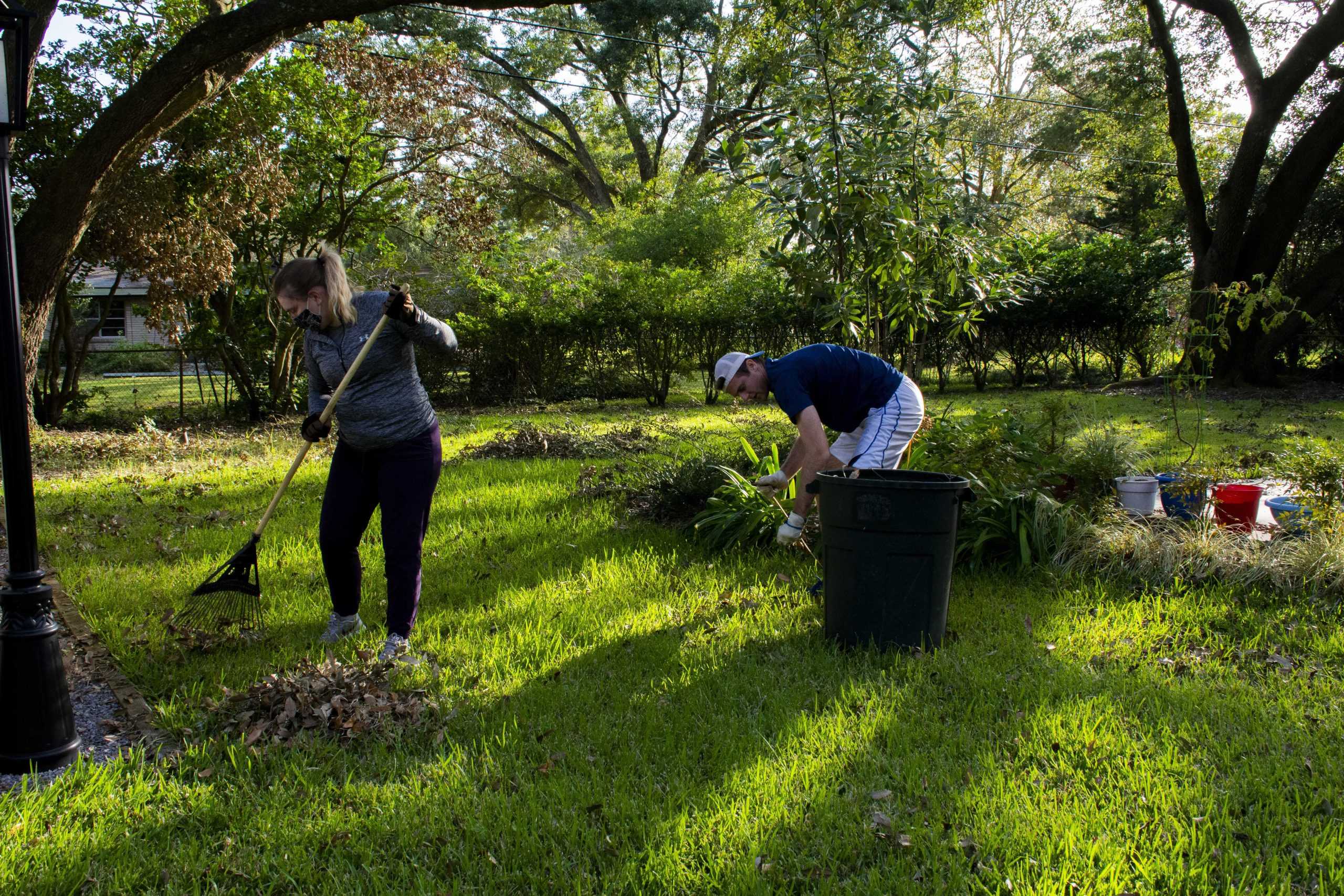 PHOTOS: Christ the King hosts hurricane relief clean-up