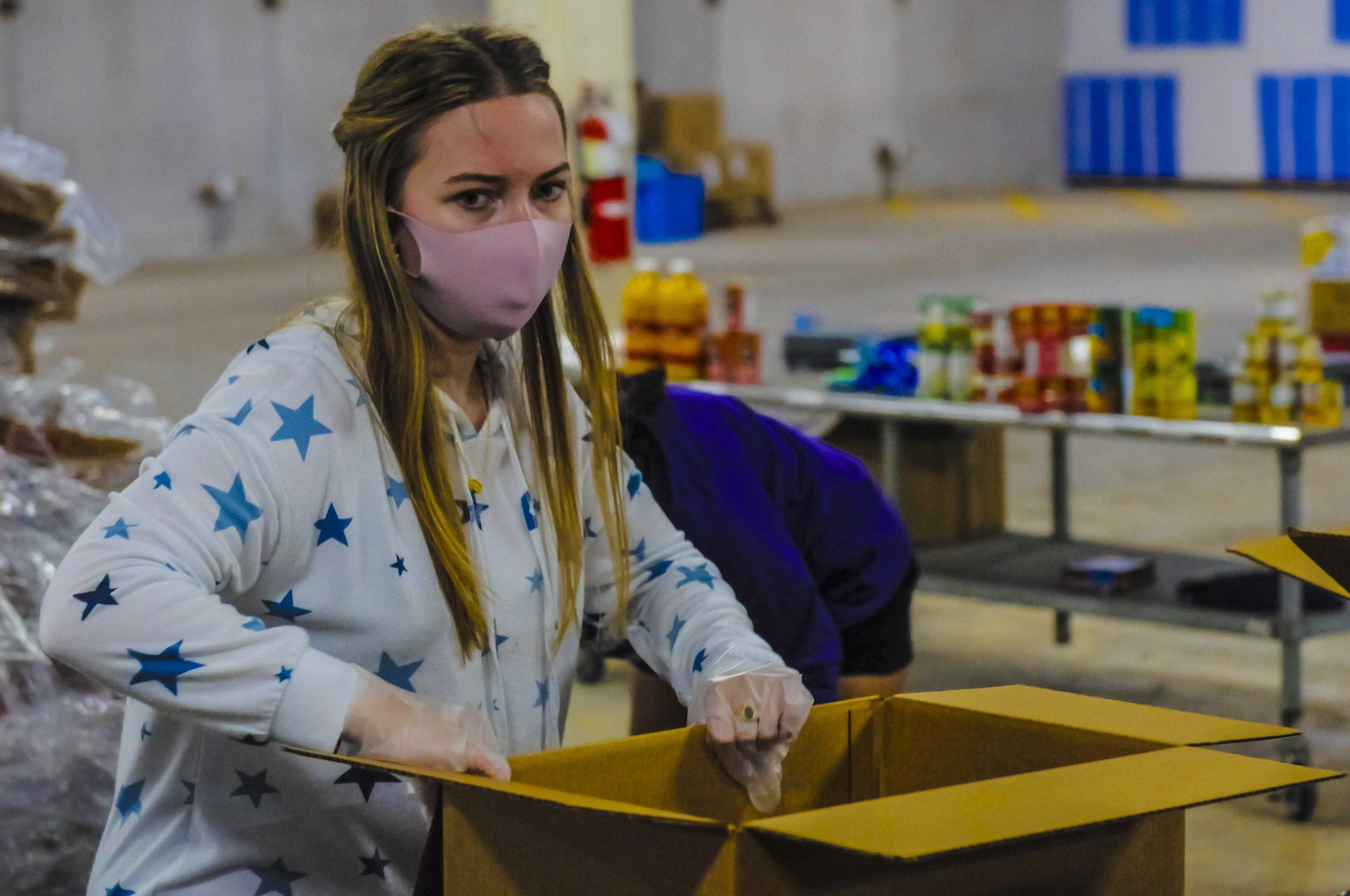 PHOTOS: LSU students volunteer at Greater BR food bank