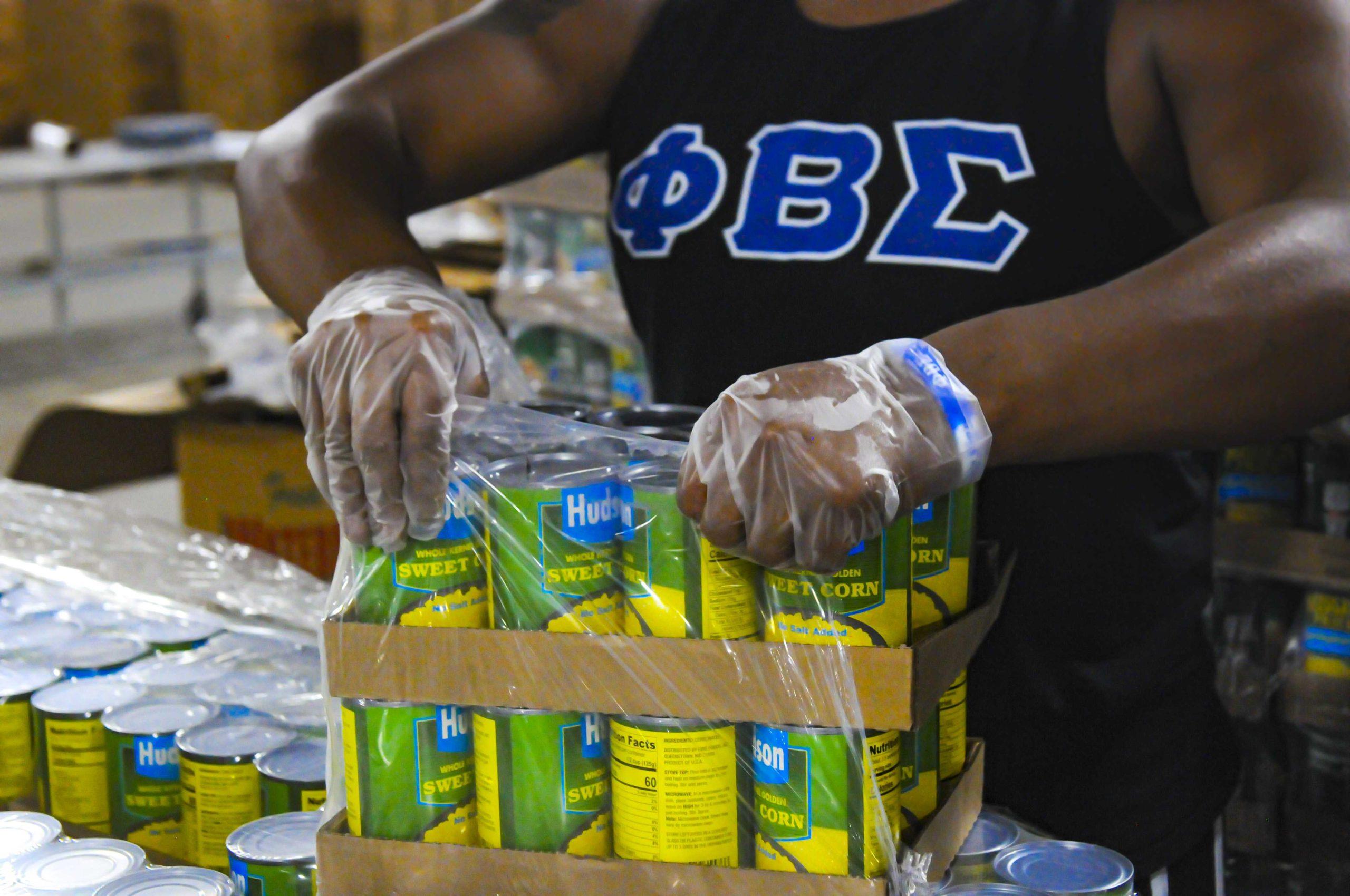 PHOTOS: LSU students volunteer at Greater BR food bank