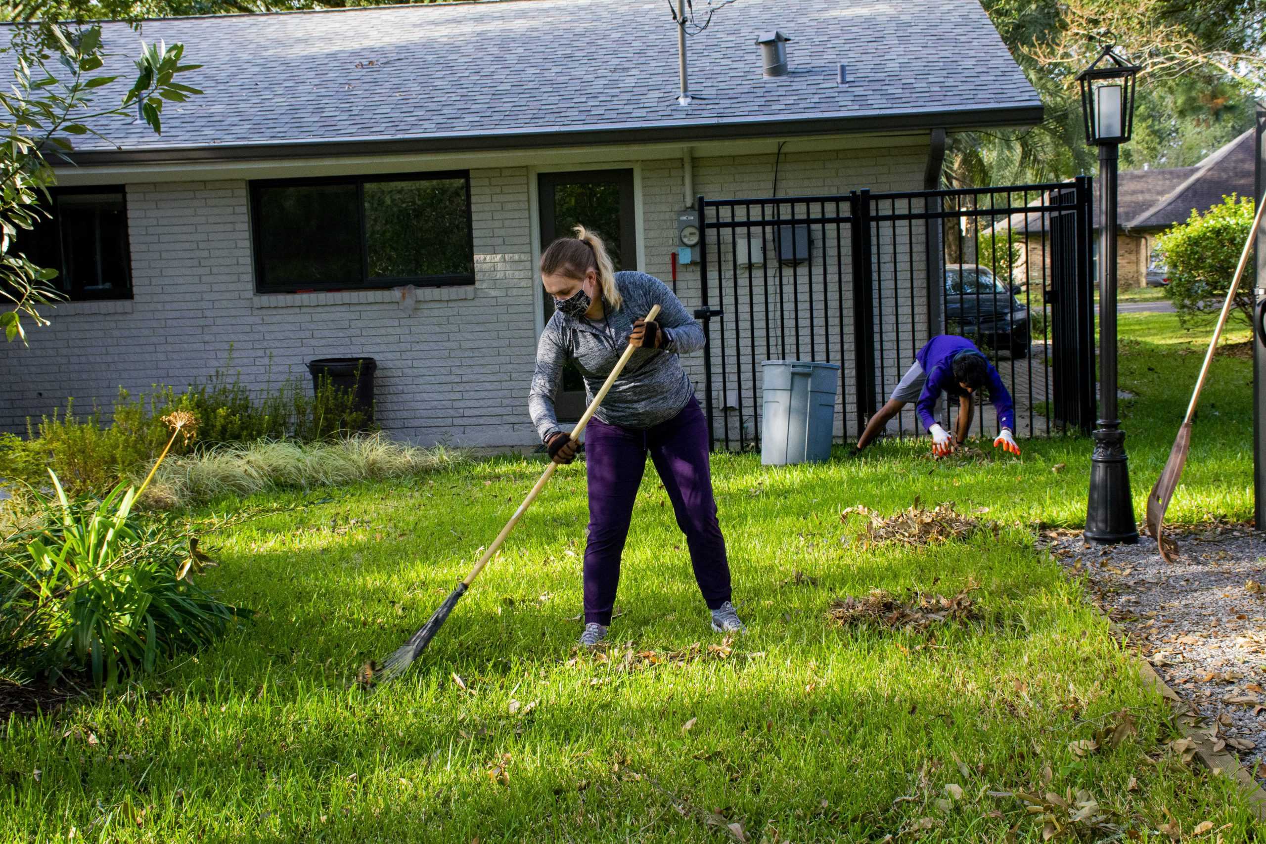 PHOTOS: Christ the King hosts hurricane relief clean-up