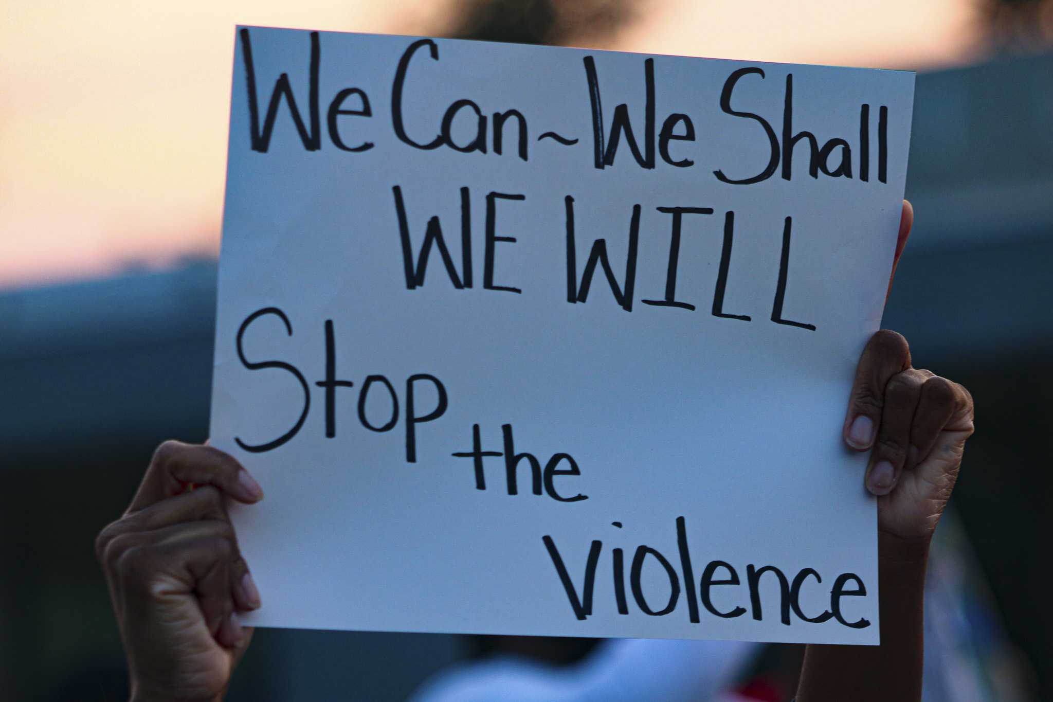 PHOTOS: March Against Violence To Combat Increasing Murder Rate