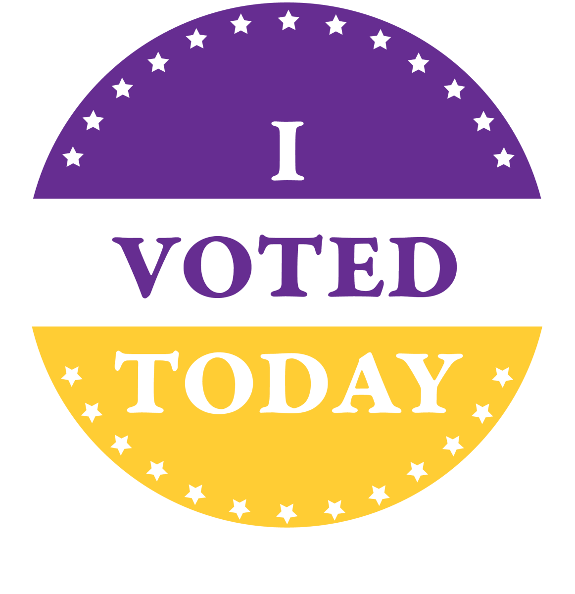 I Voted today Sticker