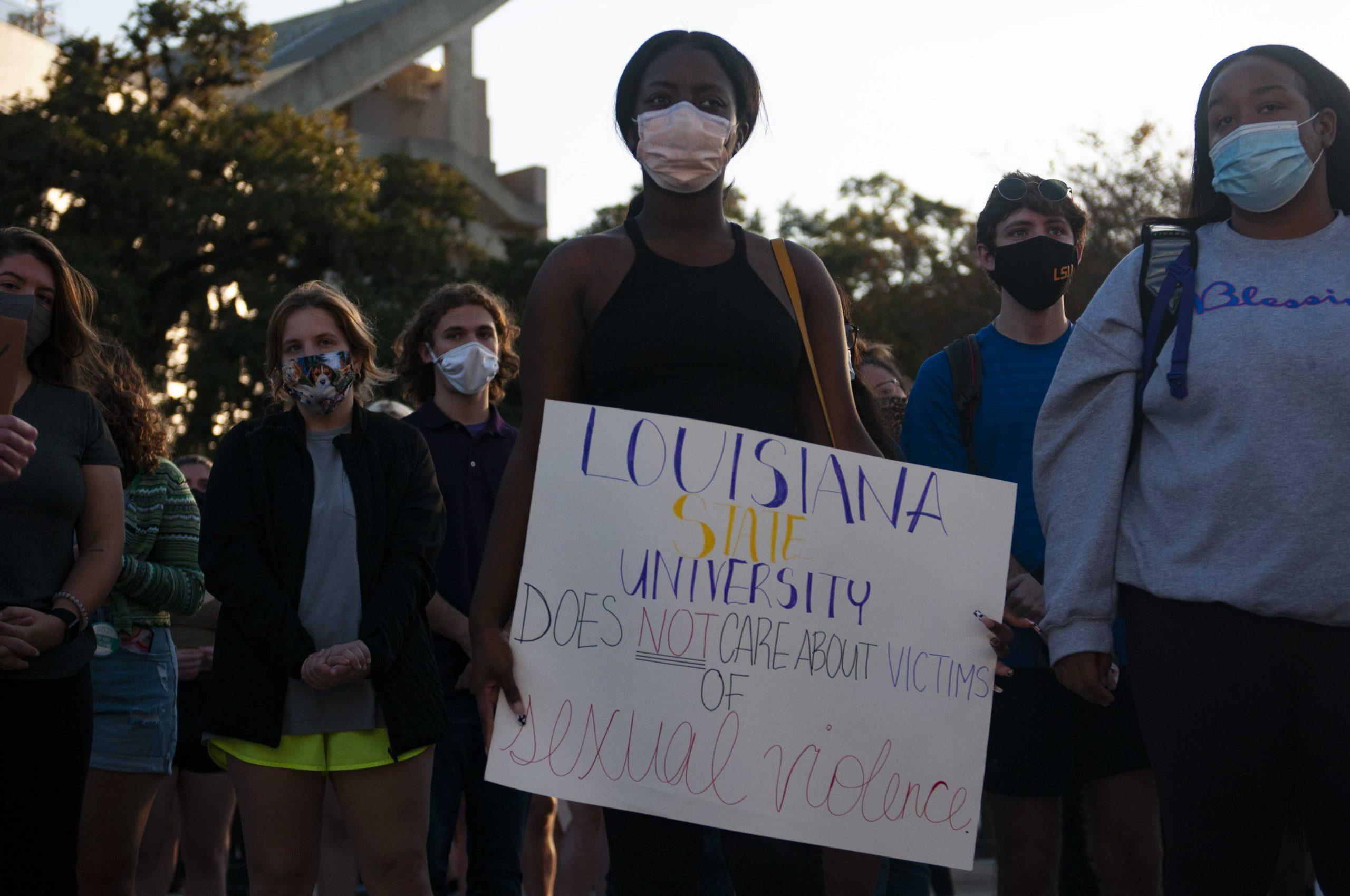 PHOTOS: LSU students protest against sexual assault