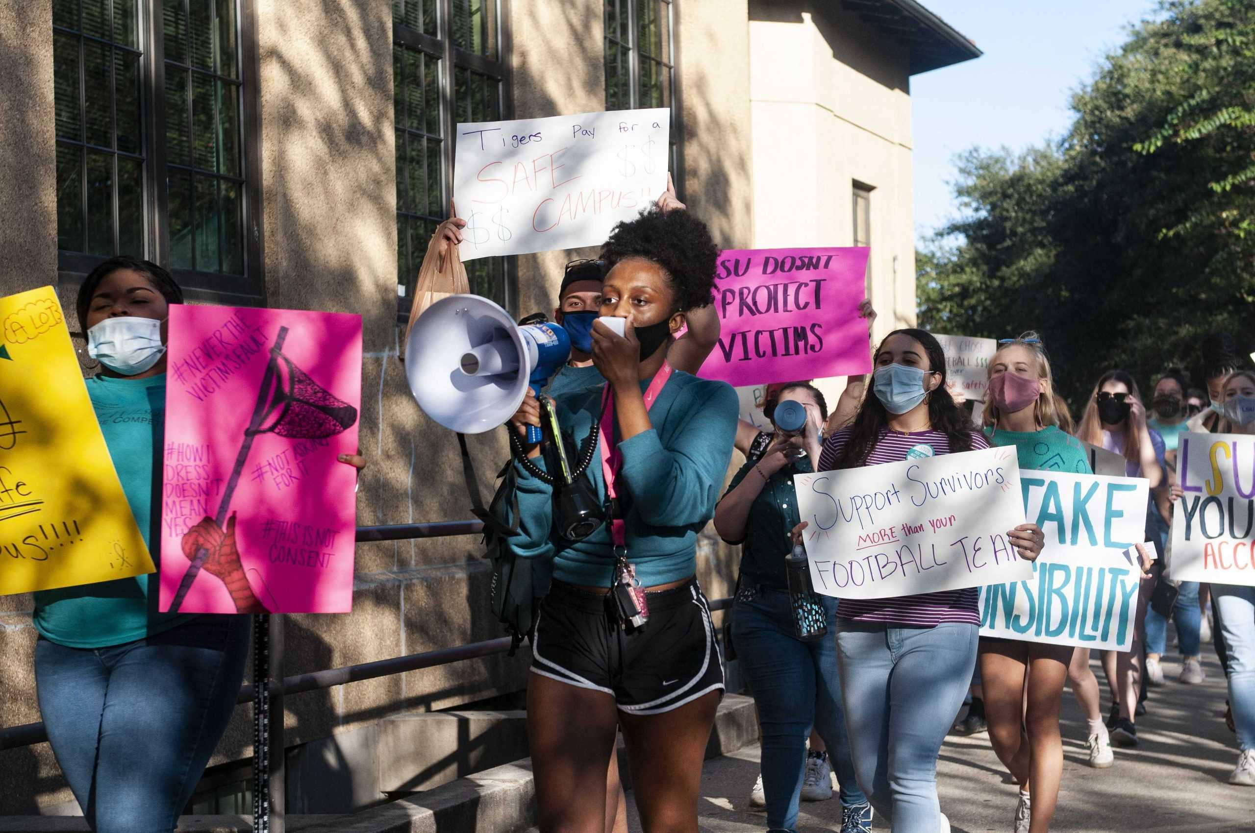 PHOTOS: LSU students protest against sexual assault