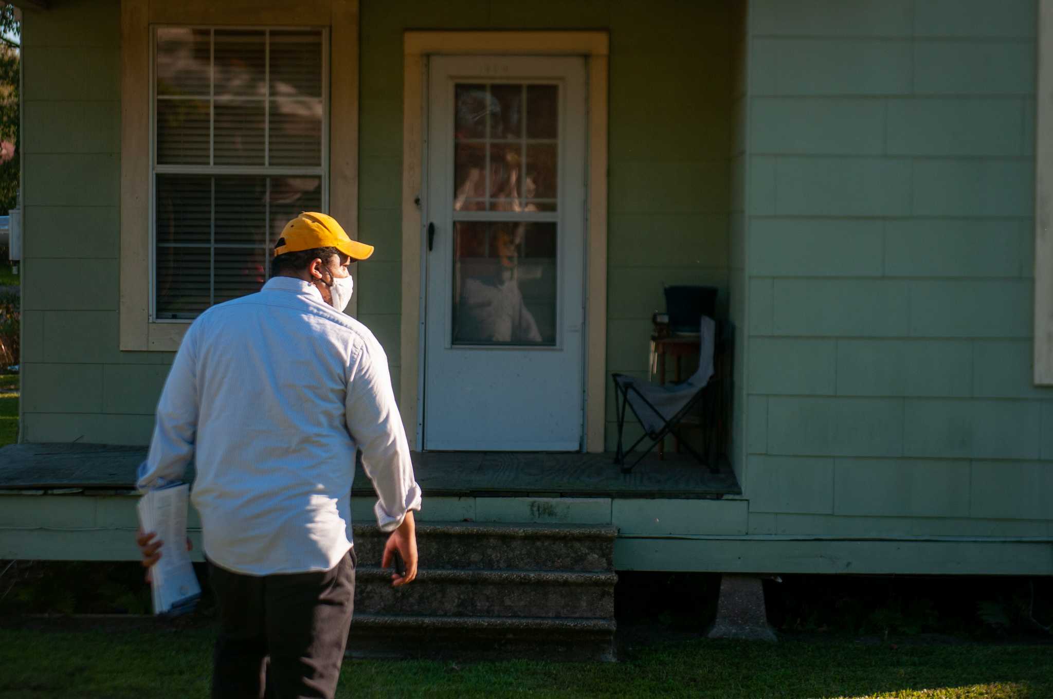 PHOTOS: Volunteers Canvass Neighborhoods On Election Day