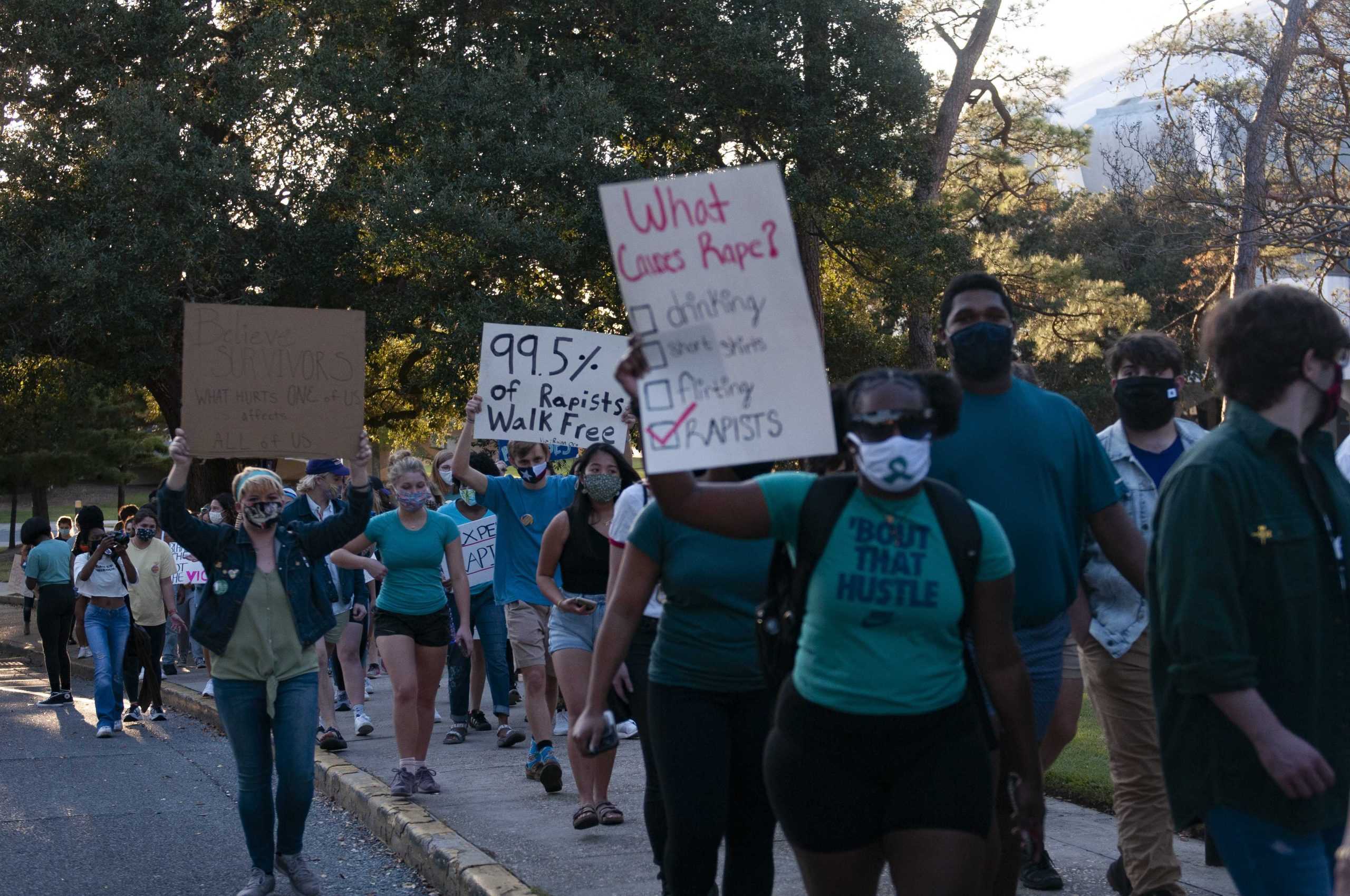 PHOTOS: LSU students protest against sexual assault